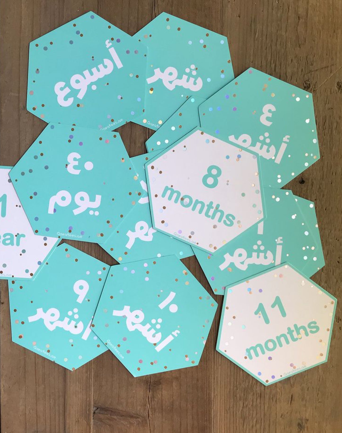Baby milestone cards