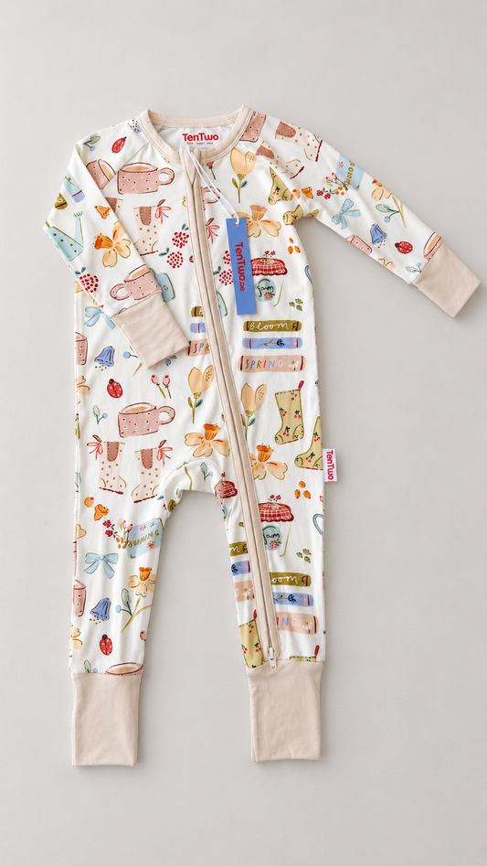 Garden Tea Baby Romper
