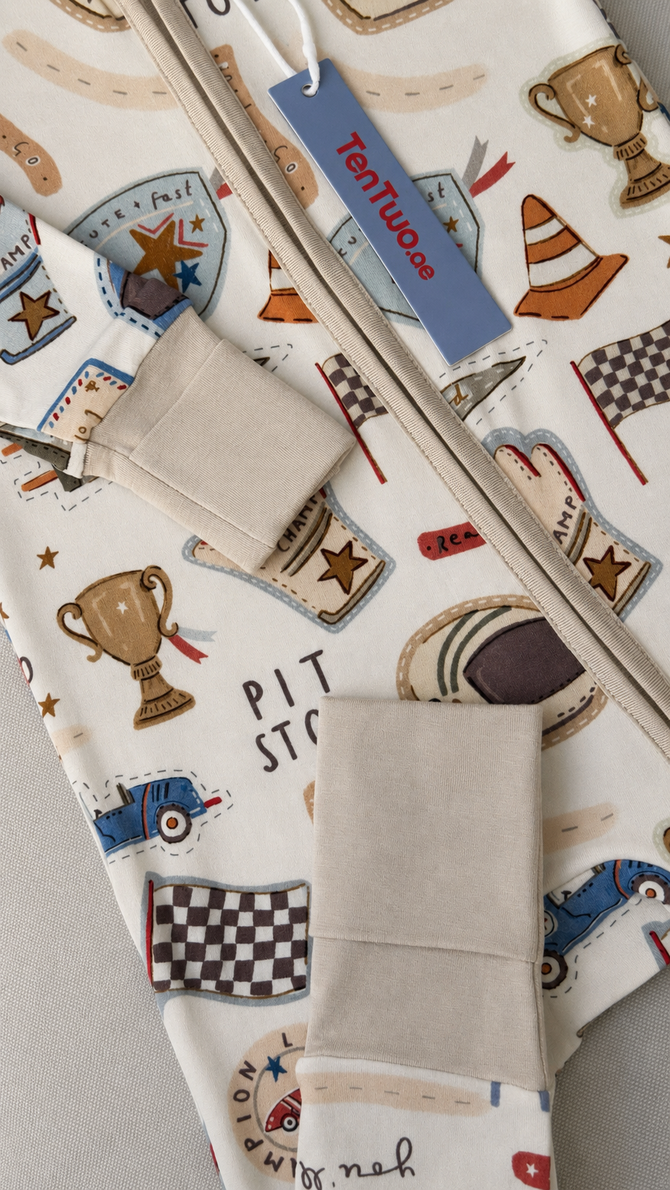 Racing Adventure Baby Romper