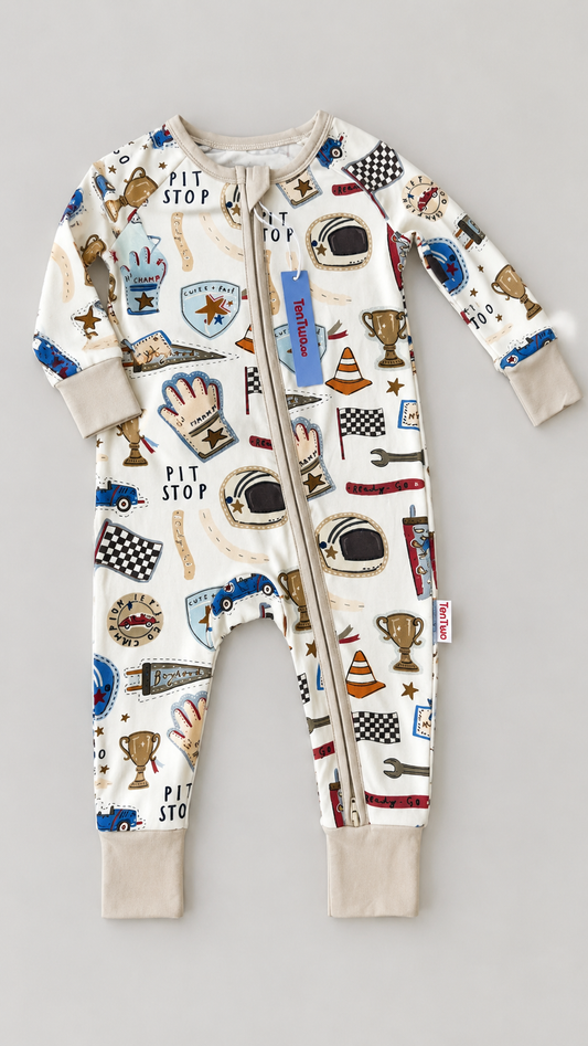 Racing Adventure Baby Romper